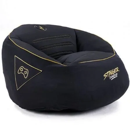 Stinger By Woxter Puff Gaming GM26-115 Negro y Dorado con Relleno Incluido Stinger By Woxter Puff Gaming GM26-115 Negro y Dorado con Relleno Incluido